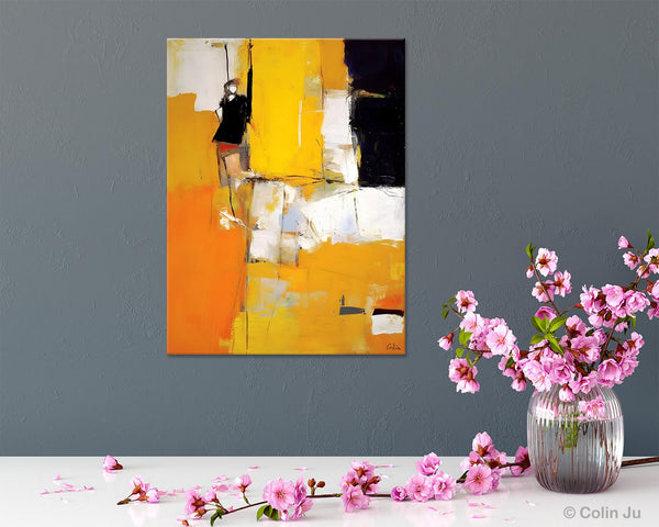 Oversized Canvas Wall Art Paintings, Contemporary Acrylic Painting on Canvas, Original Modern Artwork, Large Abstract Painting for Bedroom-ArtWorkCrafts.com