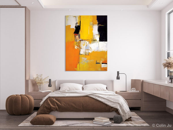 Oversized Canvas Wall Art Paintings, Contemporary Acrylic Painting on Canvas, Original Modern Artwork, Large Abstract Painting for Bedroom-ArtWorkCrafts.com