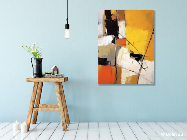 Acrylic Painting for Living Room, Extra Large Wall Art Paintings, Original Modern Artwork on Canvas, Contemporary Abstract Artwork-ArtWorkCrafts.com