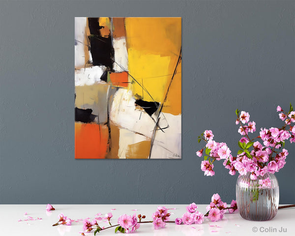 Acrylic Painting for Living Room, Extra Large Wall Art Paintings, Original Modern Artwork on Canvas, Contemporary Abstract Artwork-ArtWorkCrafts.com