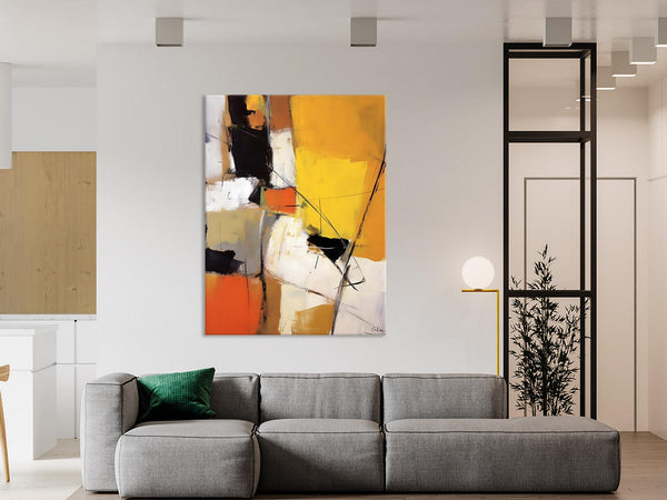 Acrylic Painting for Living Room, Extra Large Wall Art Paintings, Original Modern Artwork on Canvas, Contemporary Abstract Artwork-ArtWorkCrafts.com