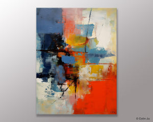 Simple Painting Ideas for Living Room, Acrylic Painting on Canvas, Original Hand Painted Art, Buy Paintings Online, Oversized Canvas Paintings-ArtWorkCrafts.com