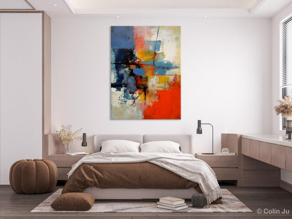 Simple Painting Ideas for Living Room, Acrylic Painting on Canvas, Original Hand Painted Art, Buy Paintings Online, Oversized Canvas Paintings-ArtWorkCrafts.com
