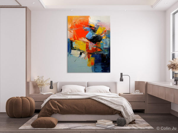 Large Canvas Art Ideas, Large Painting for Living Room, Original Contemporary Acrylic Art Painting, Buy Large Paintings Online, Simple Modern Art-ArtWorkCrafts.com