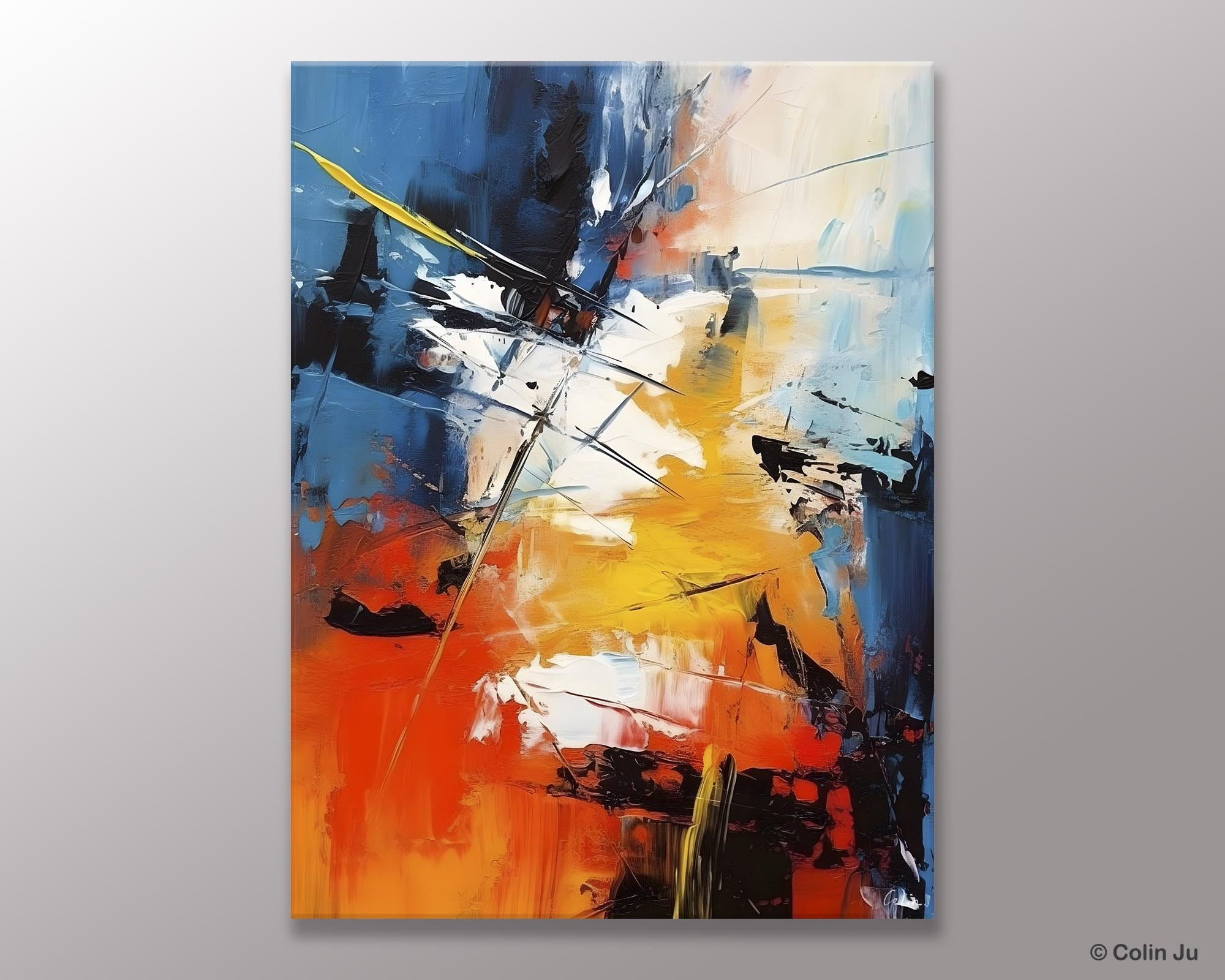 Paintings for Living Room, Abstract Acrylic Painting, Abstract Painting Ideas for Bedroom, Original Abstract Canvas Paintings, Hand Painted Wall Painting-ArtWorkCrafts.com