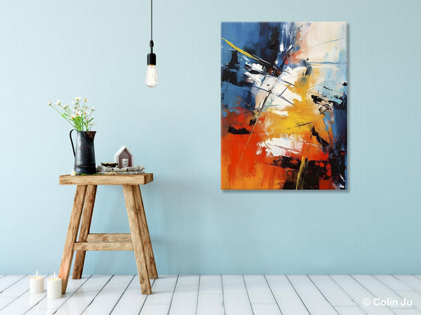 Paintings for Living Room, Abstract Acrylic Painting, Abstract Painting Ideas for Bedroom, Original Abstract Canvas Paintings, Hand Painted Wall Painting-ArtWorkCrafts.com