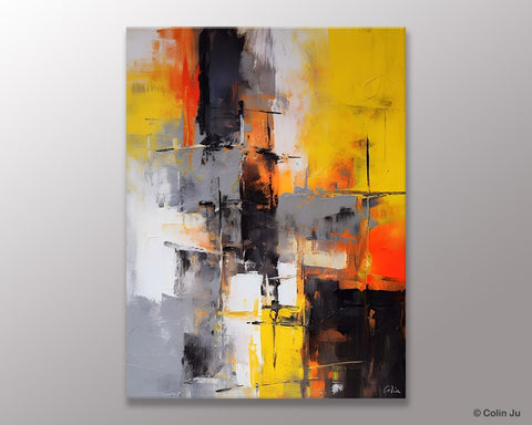 Living Room Wall Art Ideas, Modern Wall Art Paintings, Buy Abstract Paintings Online, Original Abstract Canvas Painting, Hand Painted Canvas Art-ArtWorkCrafts.com