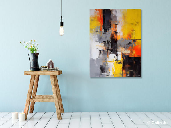 Living Room Wall Art Ideas, Modern Wall Art Paintings, Buy Abstract Paintings Online, Original Abstract Canvas Painting, Hand Painted Canvas Art-ArtWorkCrafts.com