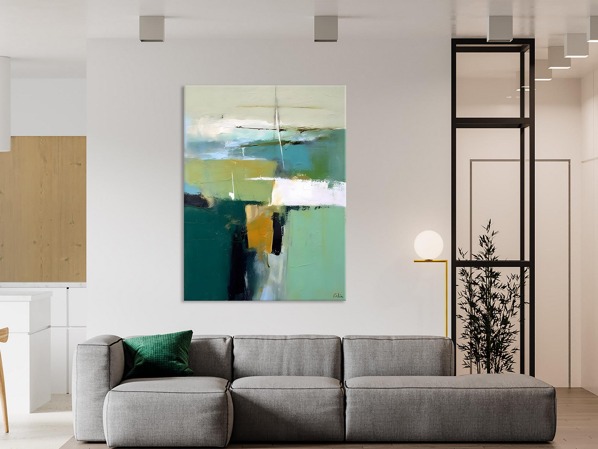Extra Large Canvas Painting for Bedroom, Abstract Painting on Canvas, Contemporary Acrylic Paintings, Original Abstract Wall Art for Sale-ArtWorkCrafts.com