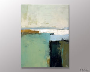 Abstract Canvas Art for Bedroom, Extra Large Abstract Paintings for Dining Room, Original Modern Acrylic Art, Modern Canvas Paintings-ArtWorkCrafts.com