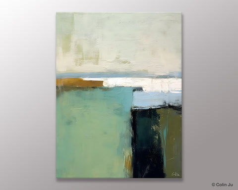 Abstract Canvas Art for Bedroom, Extra Large Abstract Paintings for Dining Room, Original Modern Acrylic Art, Modern Canvas Paintings-ArtWorkCrafts.com