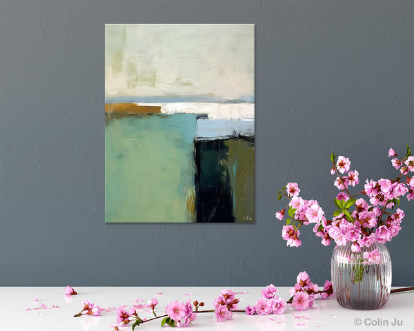 Abstract Canvas Art for Bedroom, Extra Large Abstract Paintings for Dining Room, Original Modern Acrylic Art, Modern Canvas Paintings-ArtWorkCrafts.com