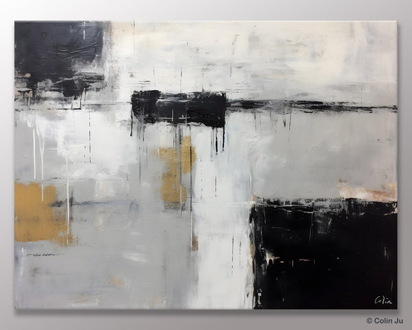 Contemporary Acrylic Paintings, Extra Large Painting on Canvas, Large Original Abstract Wall Art, Large Canvas Paintings for Bedroom-ArtWorkCrafts.com