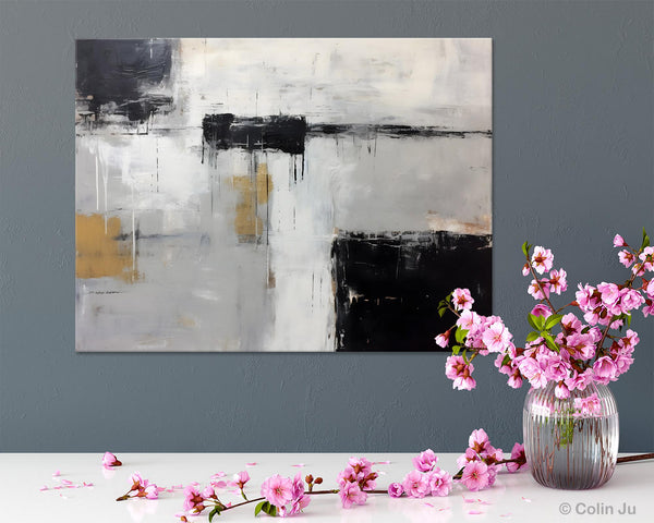 Contemporary Acrylic Paintings, Extra Large Painting on Canvas, Large Original Abstract Wall Art, Large Canvas Paintings for Bedroom-ArtWorkCrafts.com