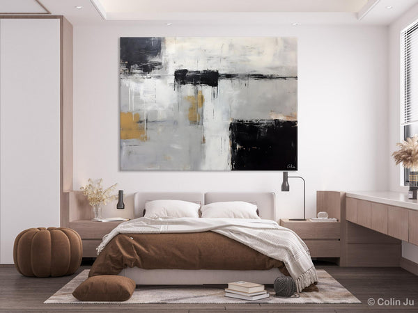 Contemporary Acrylic Paintings, Extra Large Painting on Canvas, Large Original Abstract Wall Art, Large Canvas Paintings for Bedroom-ArtWorkCrafts.com