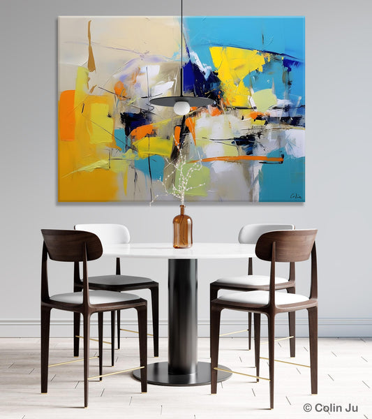 Simple Modern Abstract Art, Hand Painted Canvas Art, Original Wall Art Paintings, Modern Paintings for Living Room, Buy Paintings Online-ArtWorkCrafts.com