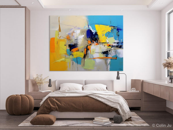 Simple Modern Abstract Art, Hand Painted Canvas Art, Original Wall Art Paintings, Modern Paintings for Living Room, Buy Paintings Online-ArtWorkCrafts.com