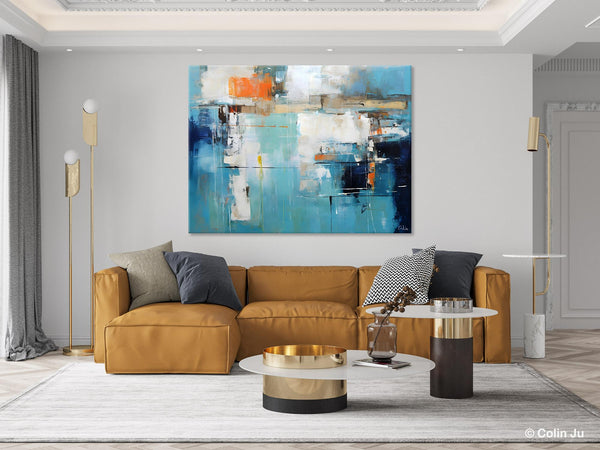 Original Modern Wall Paintings, Contemporary Canvas Art, Heavy Texture Canavas Art, Abstract Painting for Bedroom, Modern Acrylic Artwork-ArtWorkCrafts.com