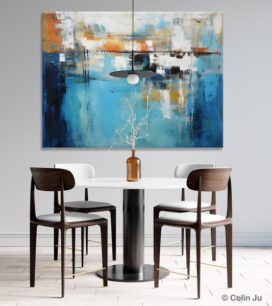 Contemporary Canvas Art, Heavy Texture Canavas Art, Original Modern Wall Paintings, Abstract Painting for Bedroom, Modern Acrylic Artwork-ArtWorkCrafts.com
