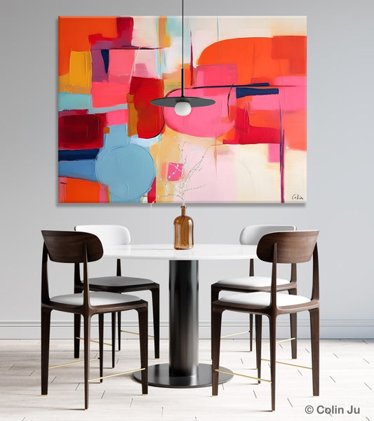 Acrylic Paintings Behind Sofa, Abstract Paintings for Bedroom, Original Hand Painted Canvas Art, Contemporary Canvas Wall Art, Buy Paintings Online-ArtWorkCrafts.com