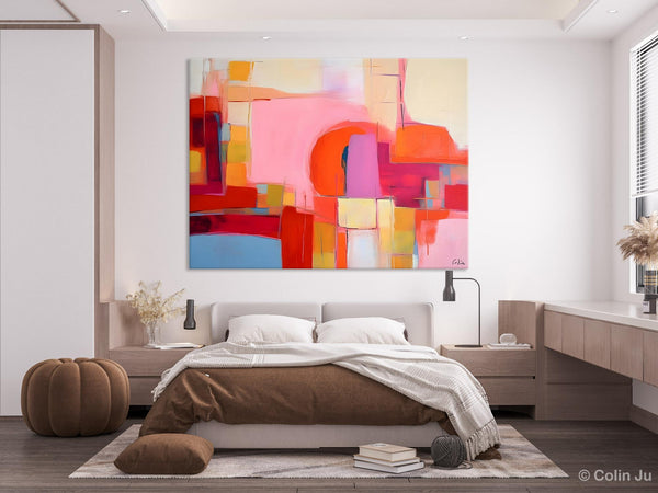 Living Room Abstract Paintings, Hand Painted Canvas Paintings, Original Modern Wall Art Paintings, Modern Acrylic Paintings on Canvas-ArtWorkCrafts.com