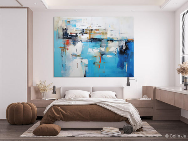 Hand Painted Acrylic Painting, Abstract Wall Painting for Living Room, Modern Contemporary Artwork, Original Acrylic Paintings for Dining Room-ArtWorkCrafts.com