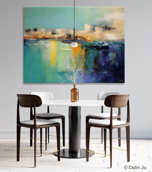 Contemporary Canvas Wall Art, Original Hand Painted Canvas Art, Acrylic Paintings Behind Sofa, Abstract Paintings for Bedroom, Buy Paintings Online-ArtWorkCrafts.com