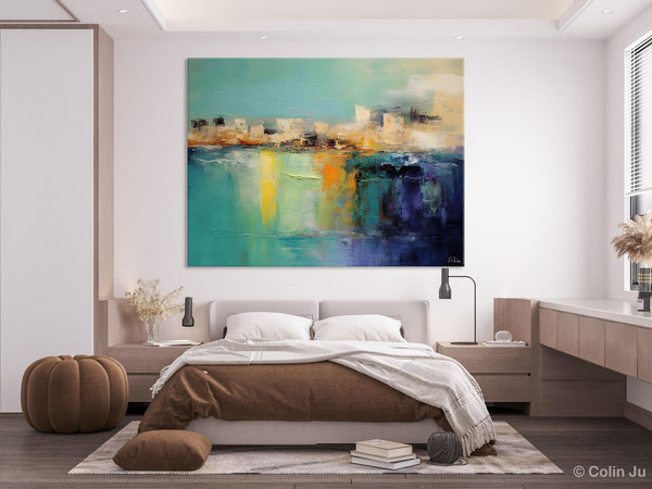 Contemporary Canvas Wall Art, Original Hand Painted Canvas Art, Acrylic Paintings Behind Sofa, Abstract Paintings for Bedroom, Buy Paintings Online-ArtWorkCrafts.com