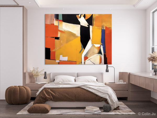 Extra Large Paintings for Living Room, Hand Painted Wall Art Paintings, Original Abstract Acrylic Painting, Abstract Wall Art for Dining Room-ArtWorkCrafts.com