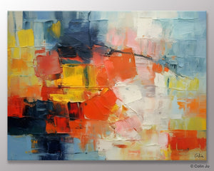 Simple Abstract Painting for Dining Room, Modern Paintings for Living Room, Original Contemporary Modern Art Paintings, Bedroom Wall Art Ideas-ArtWorkCrafts.com