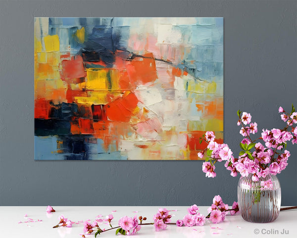 Simple Abstract Painting for Dining Room, Modern Paintings for Living Room, Original Contemporary Modern Art Paintings, Bedroom Wall Art Ideas-ArtWorkCrafts.com
