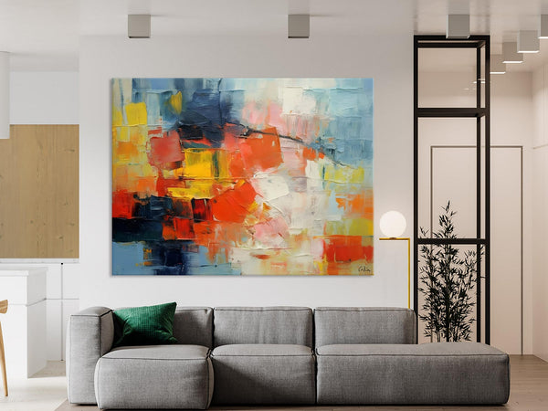 Simple Abstract Painting for Dining Room, Modern Paintings for Living Room, Original Contemporary Modern Art Paintings, Bedroom Wall Art Ideas-ArtWorkCrafts.com