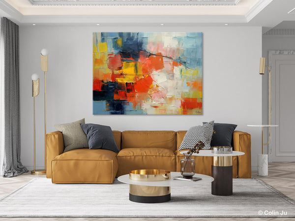 Simple Abstract Painting for Dining Room, Modern Paintings for Living Room, Original Contemporary Modern Art Paintings, Bedroom Wall Art Ideas-ArtWorkCrafts.com