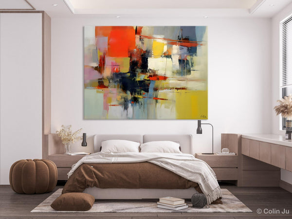 Large Acrylic Painting, Huge Paintings for Living Room, Hand Painted Wall Art Painting, Original Modern Canvas Artwork-ArtWorkCrafts.com