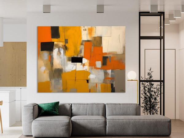Acrylic Wall Art Painting, Acrylic Paintings for Living Room, Hand Painted Wall Painting, Simple Modern Art, Large Original Abstract Paintings-ArtWorkCrafts.com
