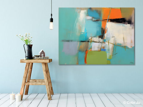 Large Wall Art Painting for Living Room, Contemporary Acrylic Painting on Canvas, Original Canvas Art, Modern Abstract Wall Paintings-ArtWorkCrafts.com