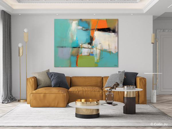 Large Wall Art Painting for Living Room, Contemporary Acrylic Painting on Canvas, Original Canvas Art, Modern Abstract Wall Paintings-ArtWorkCrafts.com