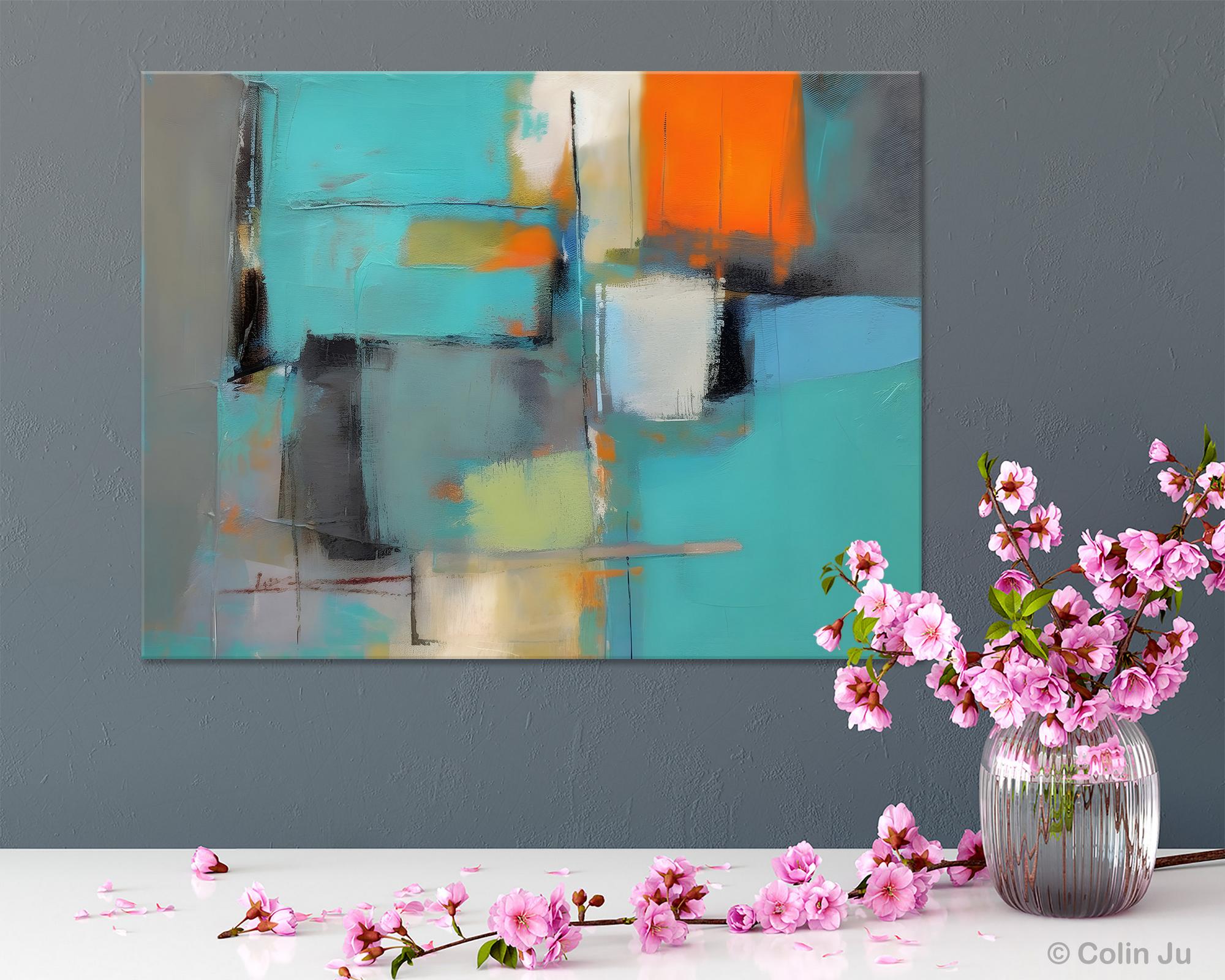 Original Canvas Art, Large Wall Art Painting for Bedroom, Contemporary Acrylic Painting on Canvas, Oversized Modern Abstract Wall Paintings-ArtWorkCrafts.com