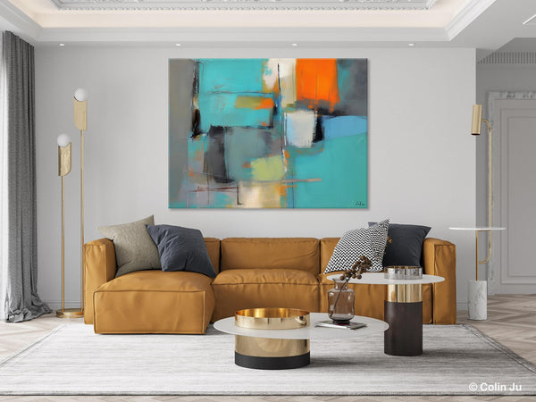 Original Canvas Art, Large Wall Art Painting for Bedroom, Contemporary Acrylic Painting on Canvas, Oversized Modern Abstract Wall Paintings-ArtWorkCrafts.com
