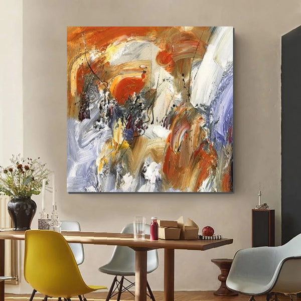 Large Paintings for Living Room, Bedroom Wall Painting, Hand Painted Acrylic Painting, Modern Contemporary Art, Modern Paintings for Dining Room-ArtWorkCrafts.com