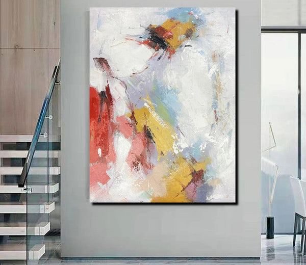 Dining Room Wall Art Ideas, Abstract Modern Painting, Acrylic Canvas Paintings, Simple Wall Art Paintings, Contemporary Painting-ArtWorkCrafts.com