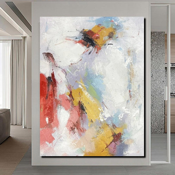Dining Room Wall Art Ideas, Abstract Modern Painting, Acrylic Canvas Paintings, Simple Wall Art Paintings, Contemporary Painting-ArtWorkCrafts.com