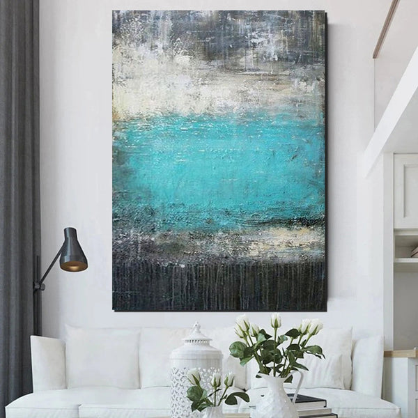 Canvas Painting for Living Room, Easy Abstract Painting Ideas for Interior Design, Modern Wall Art Painting, Huge Contemporary Abstract Artwork-ArtWorkCrafts.com