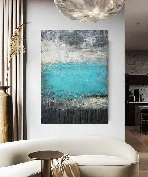 Canvas Painting for Living Room, Easy Abstract Painting Ideas for Interior Design, Modern Wall Art Painting, Huge Contemporary Abstract Artwork-ArtWorkCrafts.com