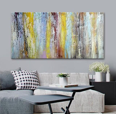 Contemporary Wall Art Paintings, Simple Modern Paintings for Living Room, Large Acrylic Paintings for Bedroom-ArtWorkCrafts.com