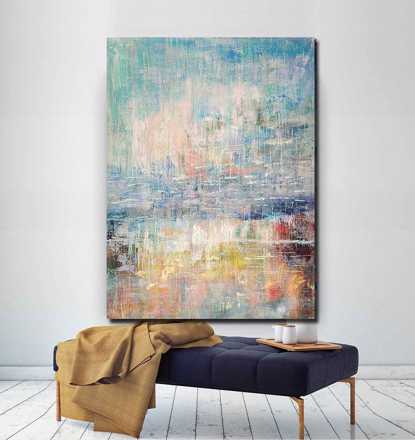 Extra Large Wall Art Paintings, Simple Modern Art, Simple Abstract Painting, Large Paintings for Bedroom-ArtWorkCrafts.com