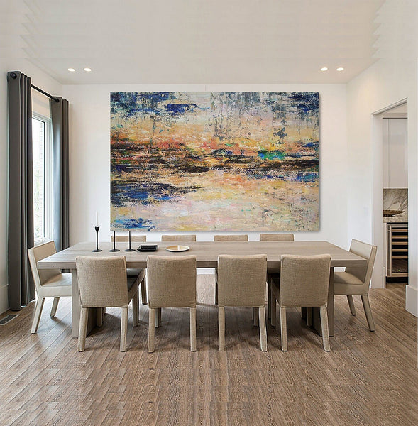 Acrylic Paintings for Living Room, Simple Modern Art, Abstract Acrylic Painting, Contemporary Wall Art Paintings, Buy Paintings Online-ArtWorkCrafts.com