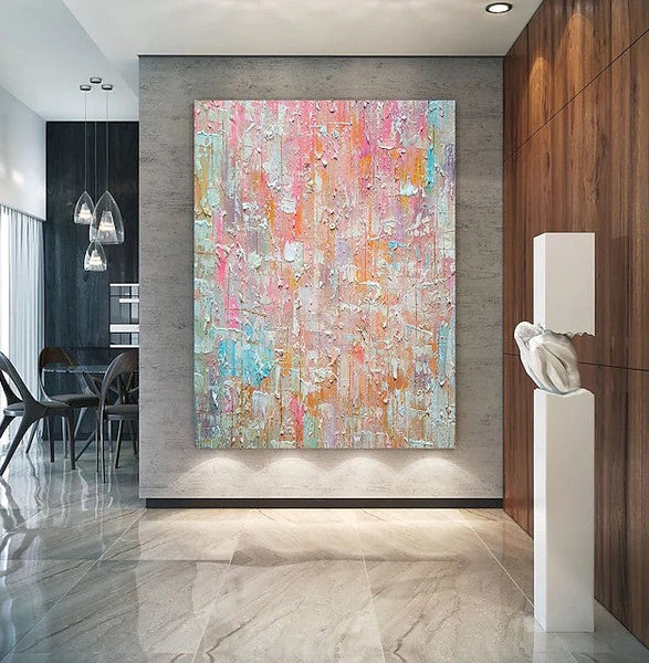 Large Paintings for Dining Room, Acrylic Painting on Canvas, Wall Art Paintings for Bedroom, Simple Modern Art, Simple Abstract Art-ArtWorkCrafts.com