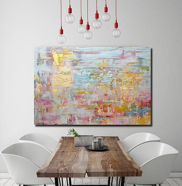 Hand Painted Wall Art, Simple Painting Ideas for Living Room, Acrylic Paintings for Bedroom-ArtWorkCrafts.com