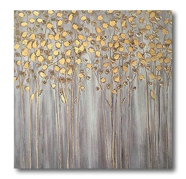Birch Tree Paintings, Easy Painting Ideas for Bedroom, Acrylic Painting on Canvas, Large Acrylic Canvas Paintings, Huge Painting for Sale-ArtWorkCrafts.com